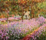 Irises in Monets Garden by Claude Monet